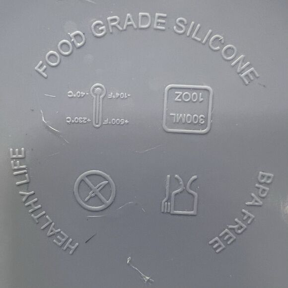 avender Baby Feeding Set 9pc Silicone Suction Plate Bowl Cup Bib Spoon Fork BPA - Picture 7 of 8